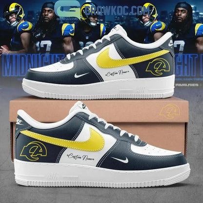 Los Angeles Rams New Rivalries Mid Night Uniform 2026 Air Force 1 Shoes