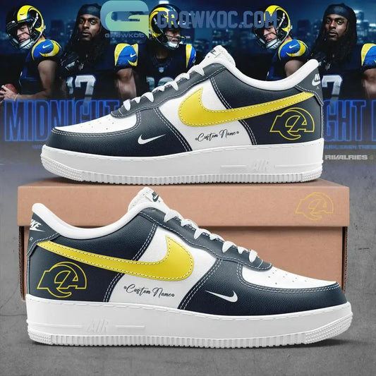 Los Angeles Rams New Rivalries Mid Night Uniform 2026 Air Force 1 Shoes