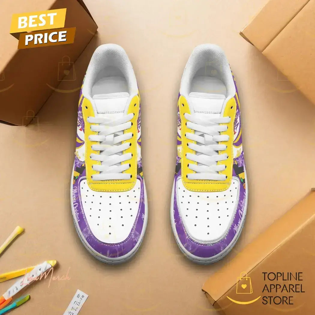 Minnesota Vikings Christmas Gifts Air Force 1 Shoes