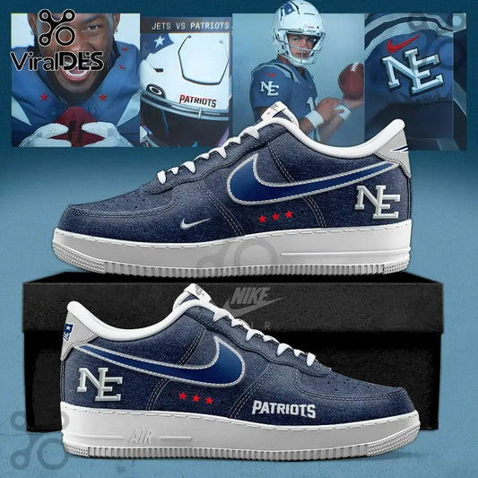 New England Patriots 2026 Nor’ Easter Storm Air Force 1 Shoes