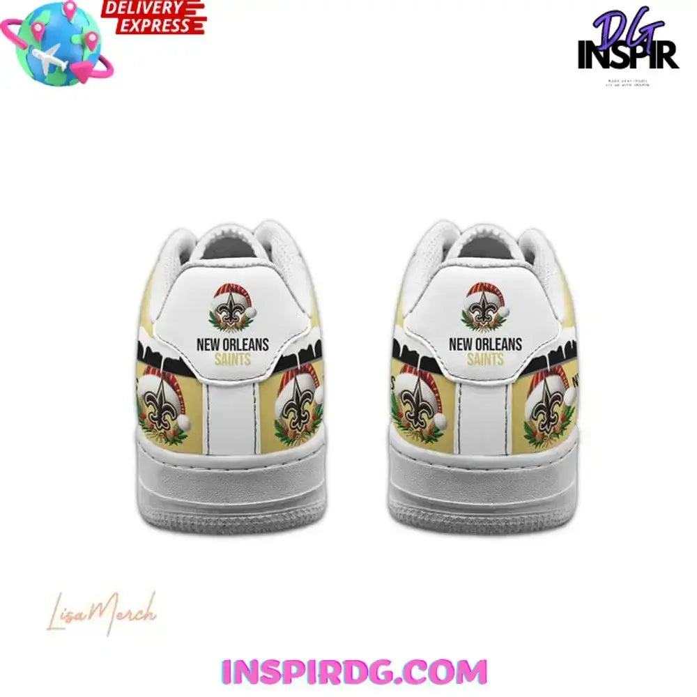 New Orleans Saints Merry Christmas Limited Edition Air Force 1 Shoes