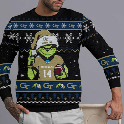 Georgia Tech Yellow Jackets Custom Chrismas Ugly Sweater