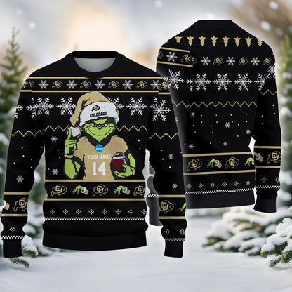 Colorado Buffaloes Custom Chrismas Ugly Sweater