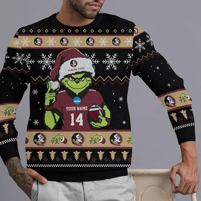 Florida State Seminoles Custom Chrismas Ugly Sweater