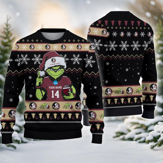 Florida State Seminoles Custom Chrismas Ugly Sweater