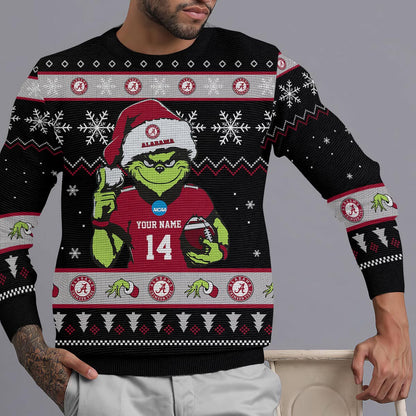 Alabama Crimson Tide Custom Chrismas Ugly Sweater