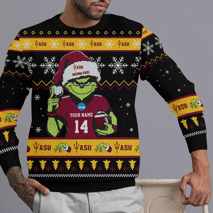 Arizona State Sun Devils Custom Chrismas Ugly Sweater