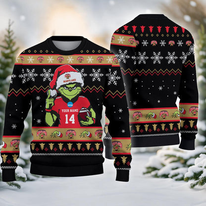 Maryland Terrapins Custom Chrismas Ugly Sweater