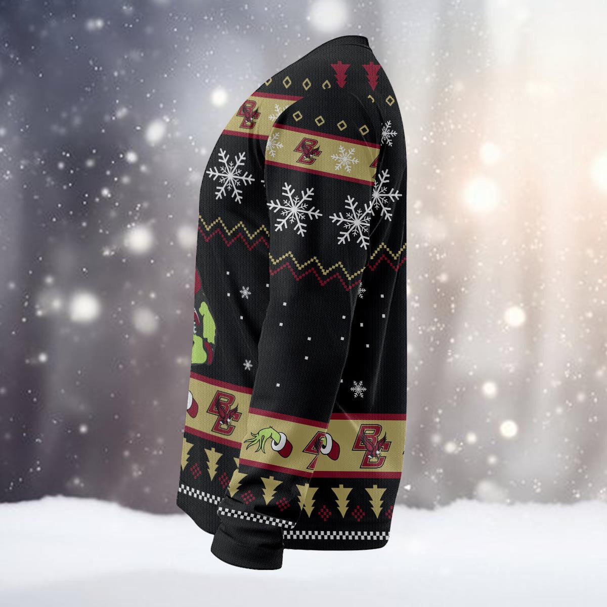 Boston College Eagles Custom Chrismas Ugly Sweater