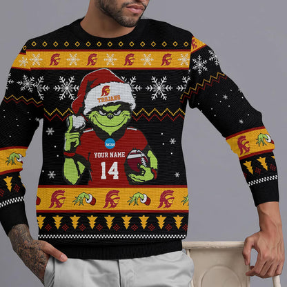 Usc Trojans Custom Chrismas Ugly Sweater