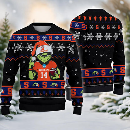 Syracuse Orange Custom Chrismas Ugly Sweater