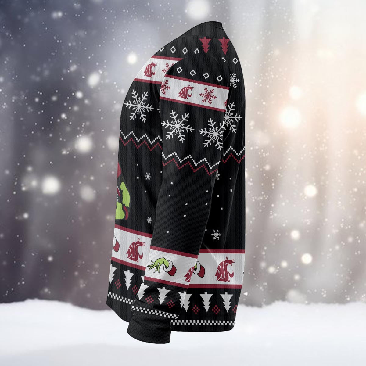 Washington State Cougars Custom Chrismas Ugly Sweater