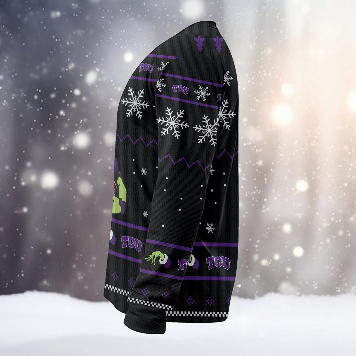 Tcu Horned Frogs Custom Chrismas Ugly Sweater