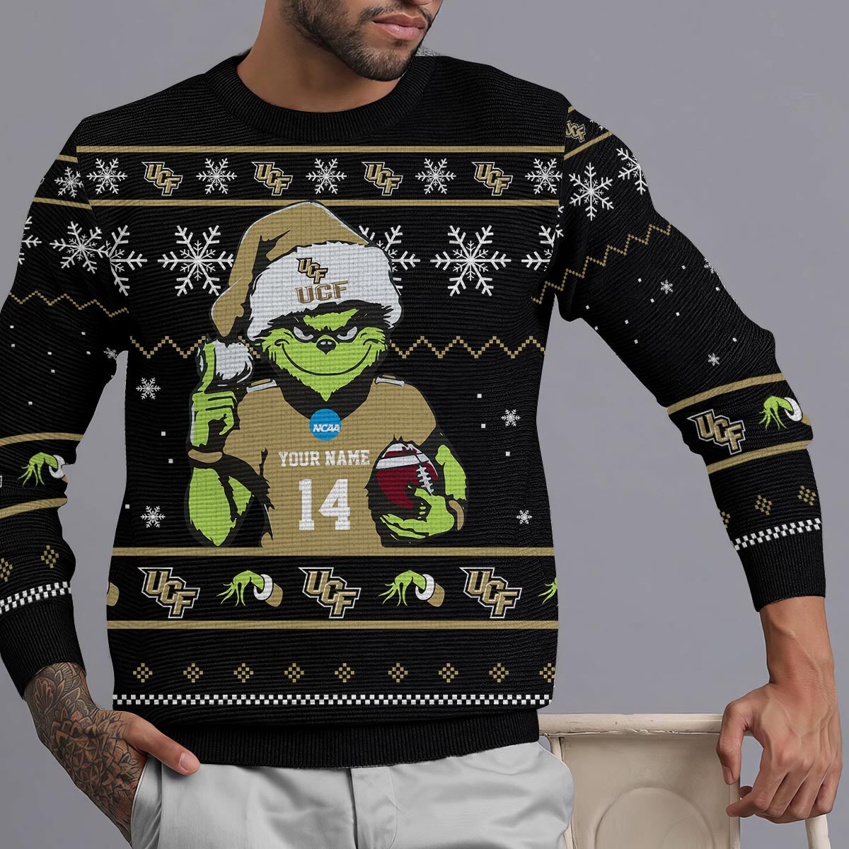 Ucf Knights Custom Chrismas Ugly Sweater