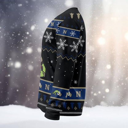 Navy Midshipmen Custom Chrismas Ugly Sweater