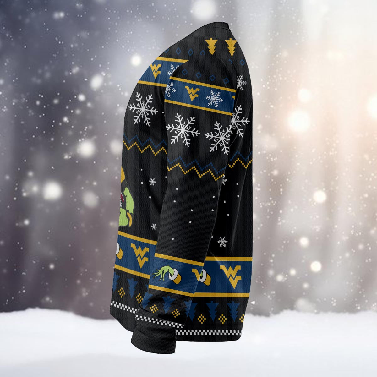 West Virginia Mountaineers Custom Chrismas Ugly Sweater