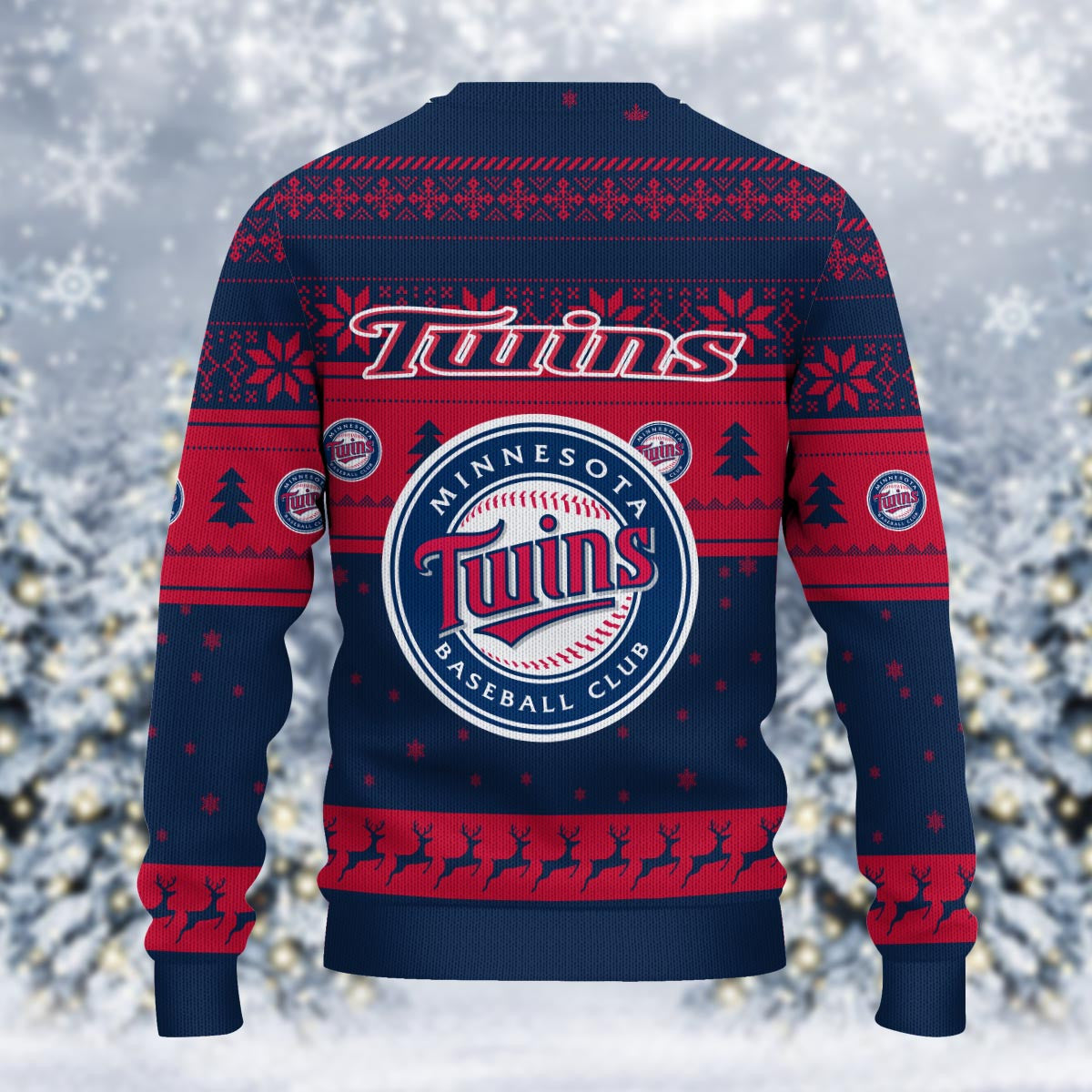 Minnesota Twins Grinch Christmas Ugly Sweater