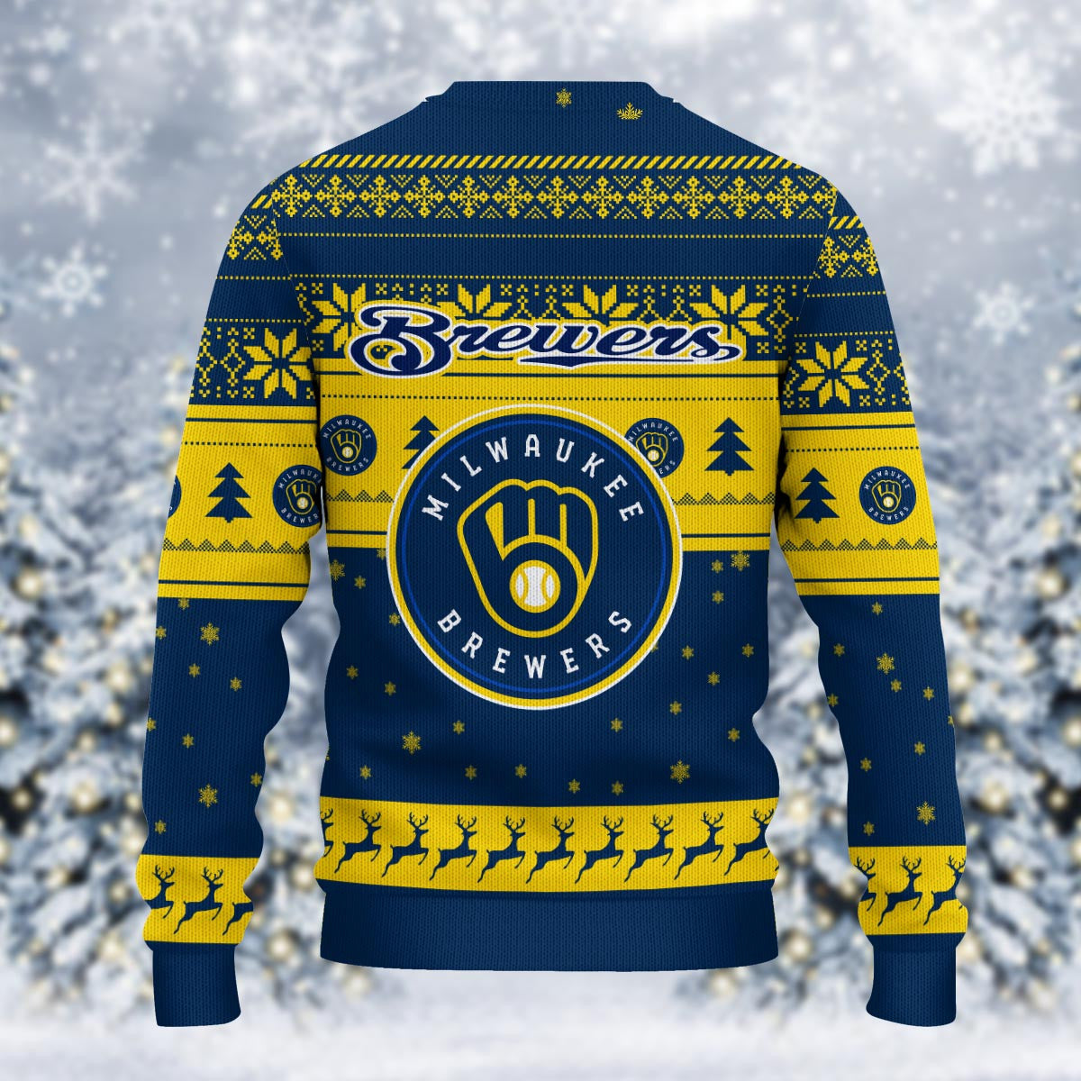 Milwaukee Brewers Grinch Christmas Ugly Sweater