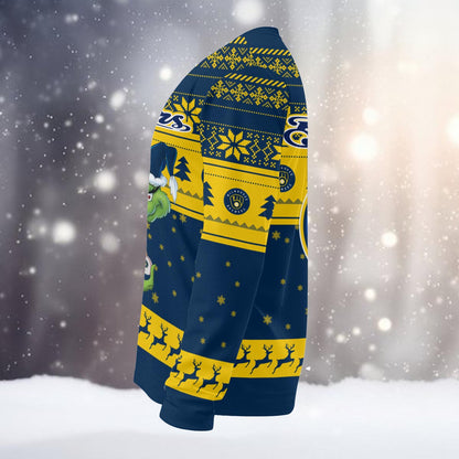 Milwaukee Brewers Grinch Christmas Ugly Sweater