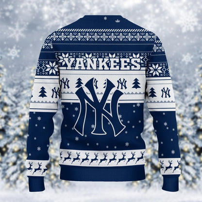New York Yankees Grinch Christmas Ugly Sweater