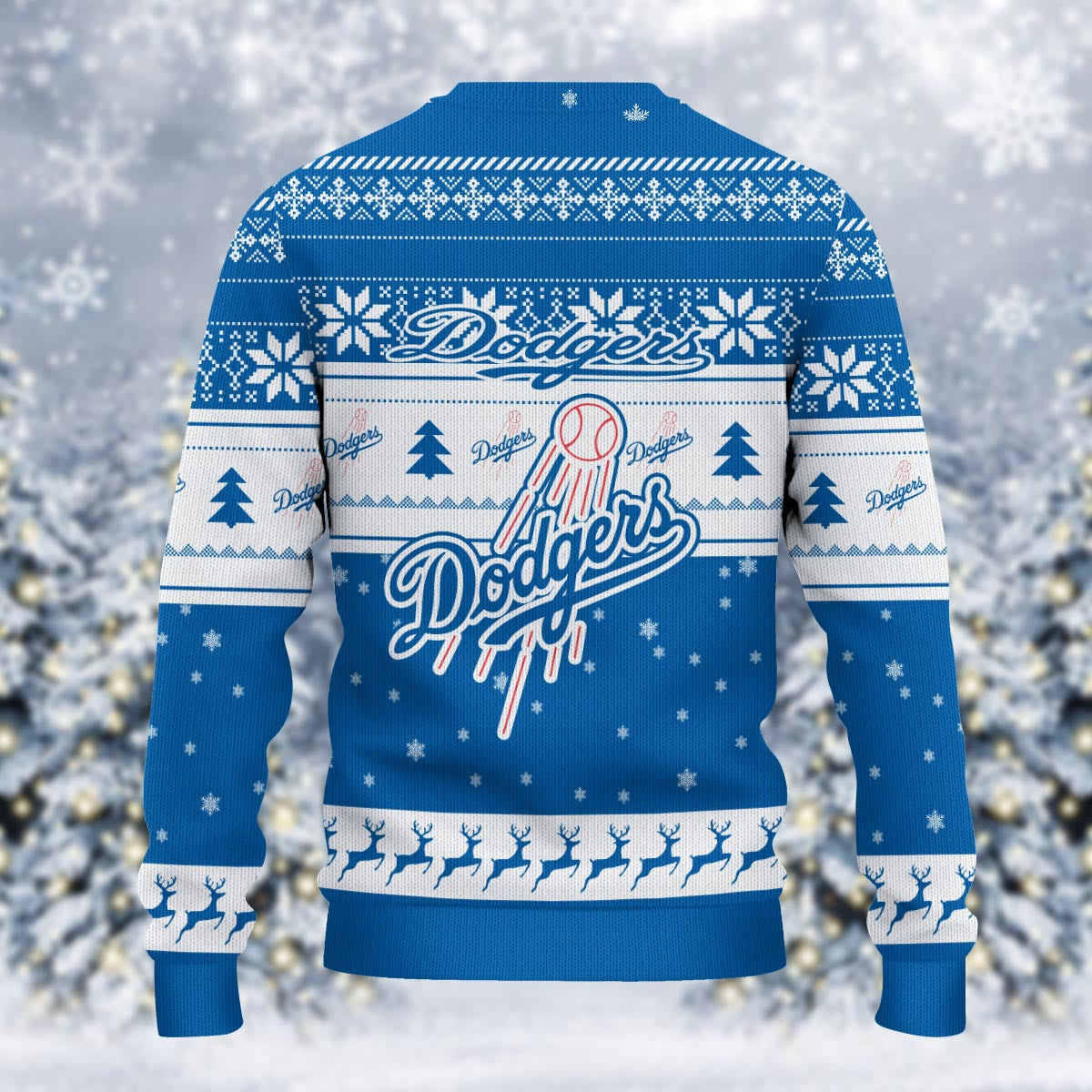Los Angeles Dodgers Grinch Christmas Ugly Sweater