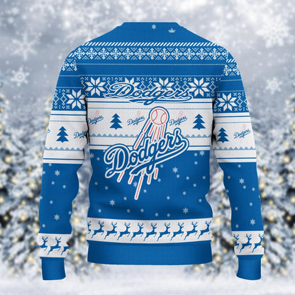 Los Angeles Dodgers Grinch Christmas Ugly Sweater