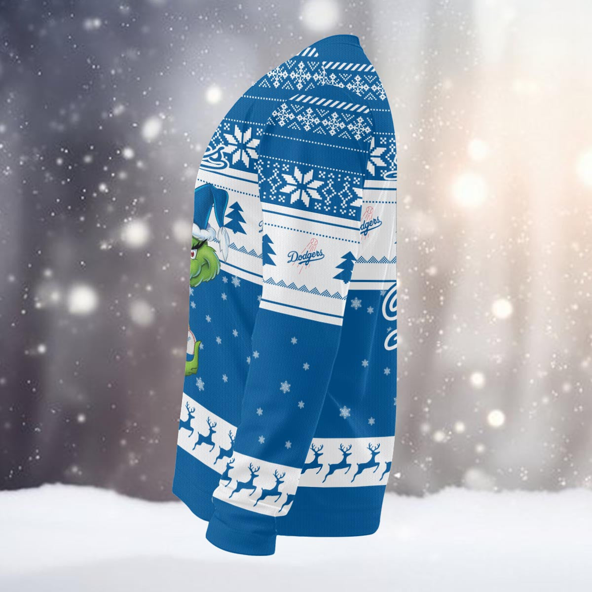 Los Angeles Dodgers Grinch Christmas Ugly Sweater