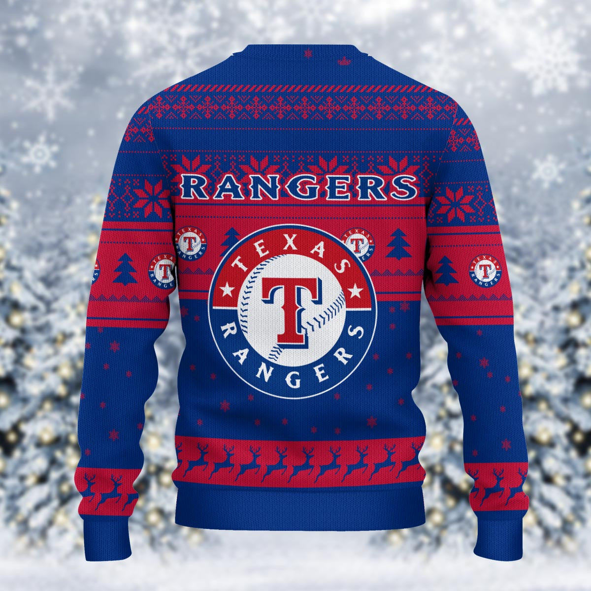 Texas Rangers Grinch Christmas Ugly Sweater