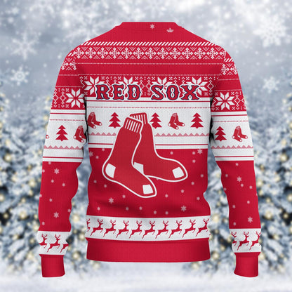 Boston Red Sox Grinch Christmas Ugly Sweater