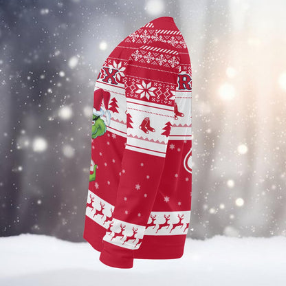 Boston Red Sox Grinch Christmas Ugly Sweater