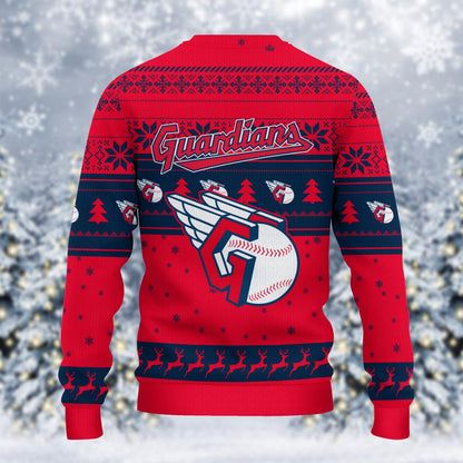 Cleveland Guardians Grinch Christmas Ugly Sweater