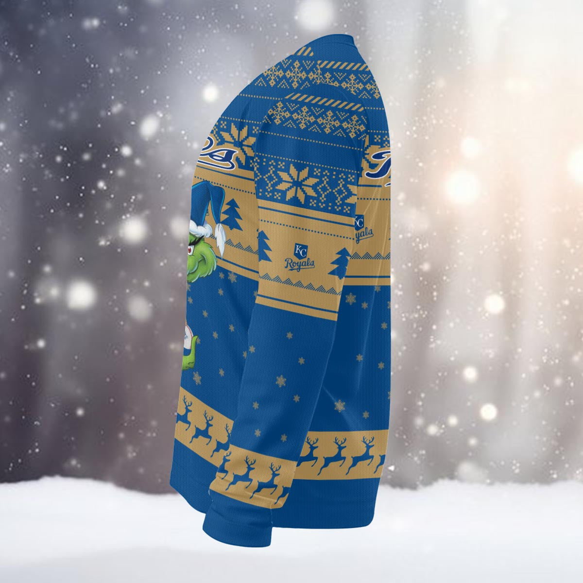 Kansas City Royals Grinch Christmas Ugly Sweater
