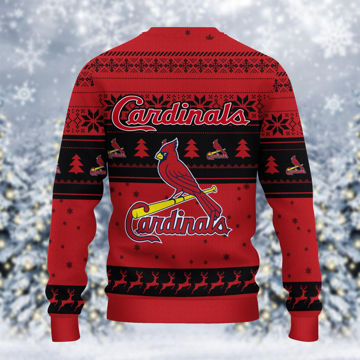 St. Louis Cardinals Grinch Christmas Ugly Sweater