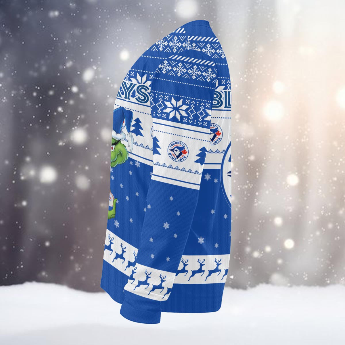 Toronto Blue Jays Grinch Christmas Ugly Sweater
