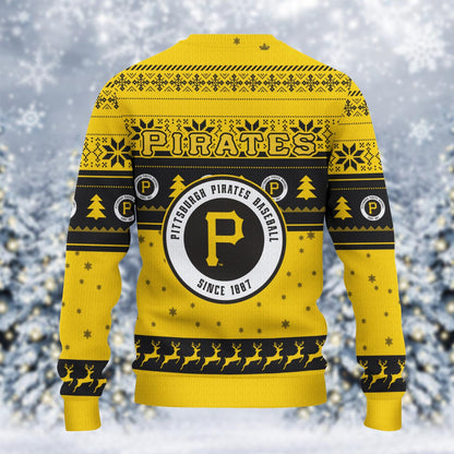 Pittsburgh Pirates Grinch Christmas Ugly Sweater