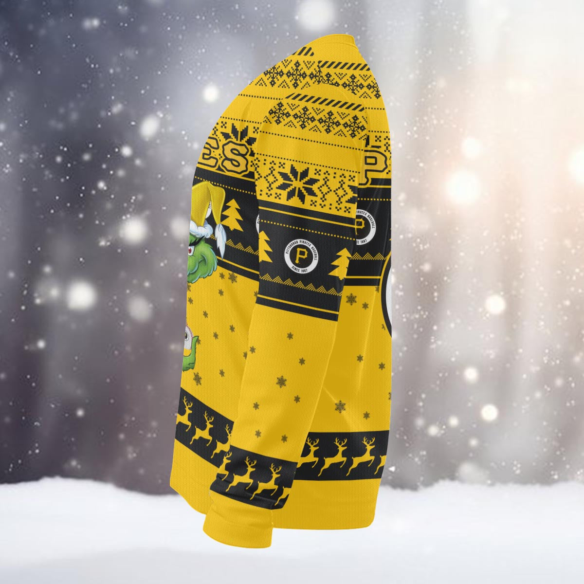 Pittsburgh Pirates Grinch Christmas Ugly Sweater