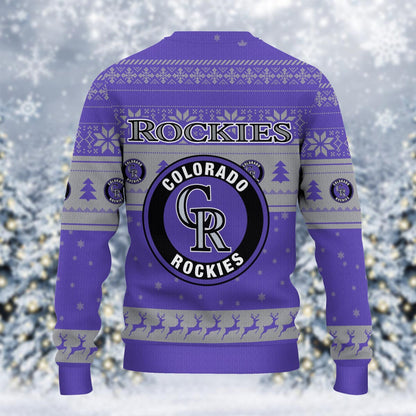 Colorado Rockies Grinch Christmas Ugly Sweater