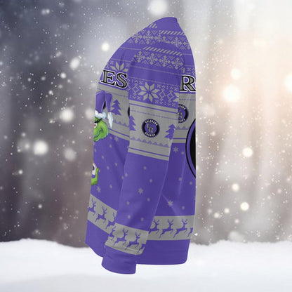 Colorado Rockies Grinch Christmas Ugly Sweater