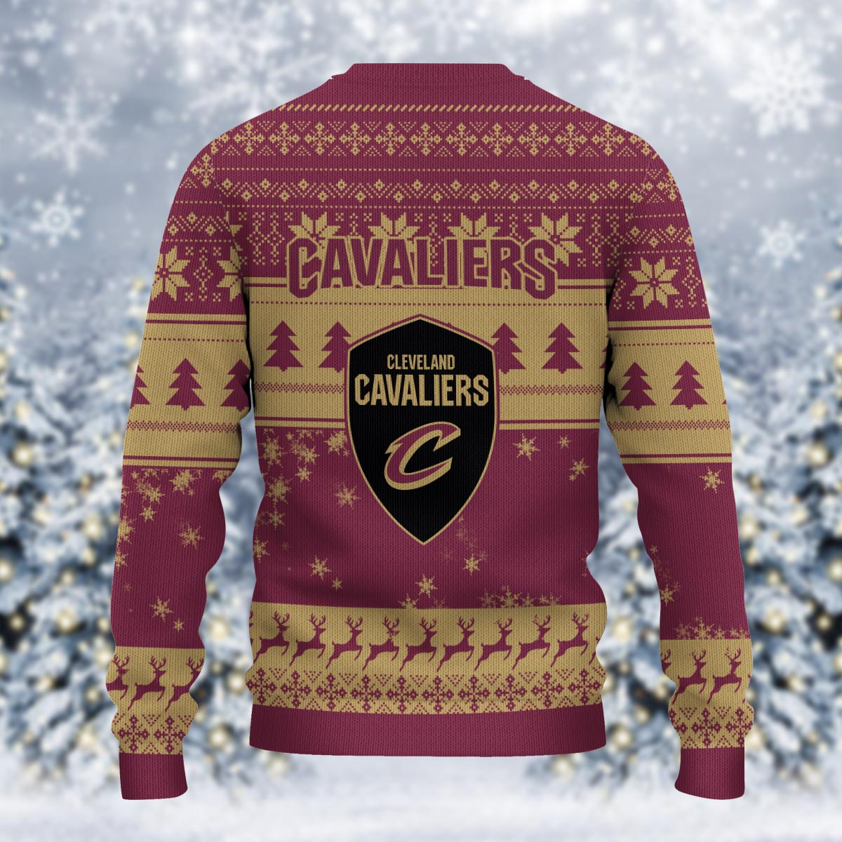 Cleveland Cavaliers Grinch Christmas Ugly Sweater