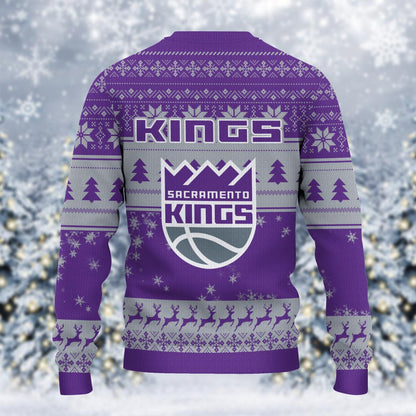 Sacramento Kings Grinch Christmas Ugly Sweater
