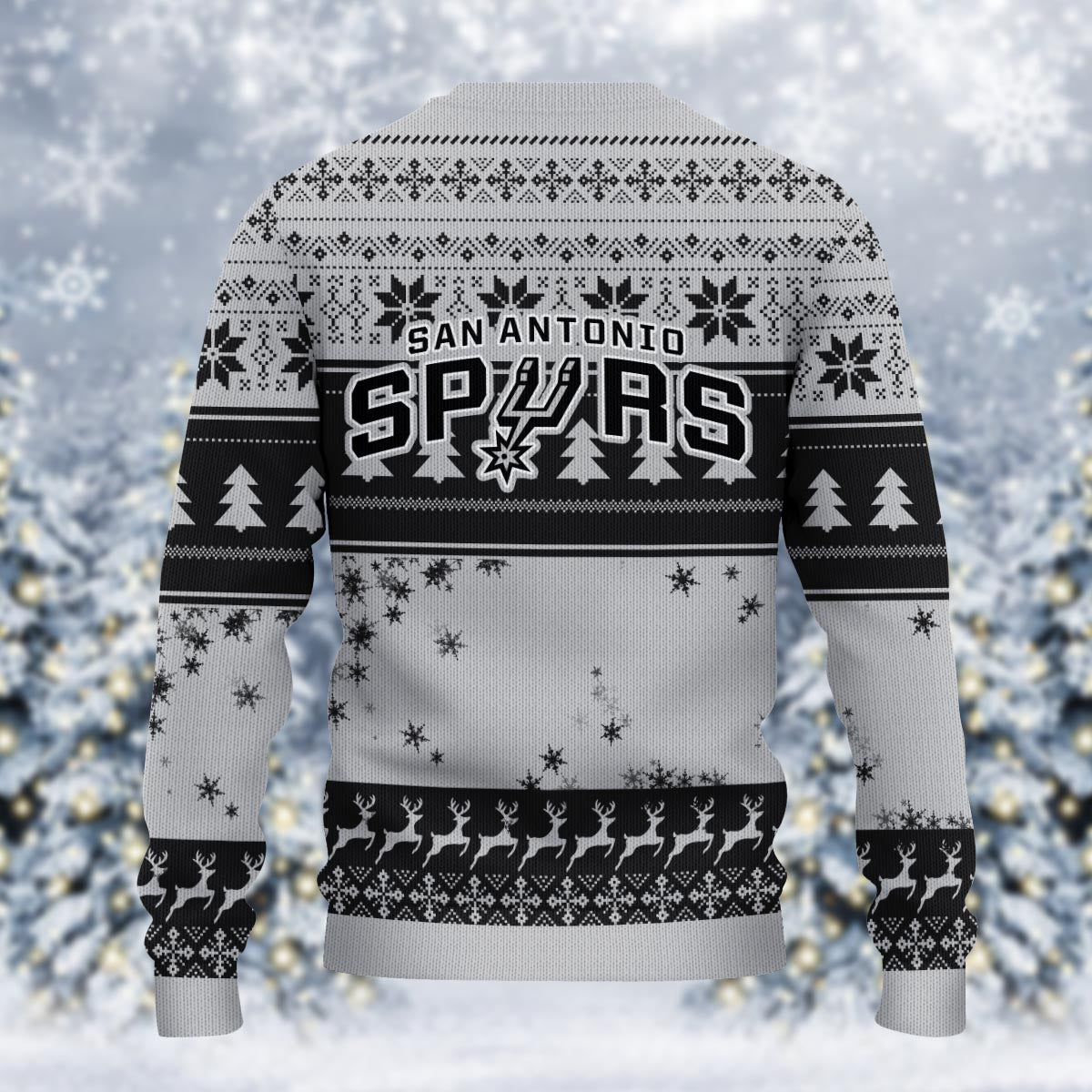 San Antonio Spurs Grinch Christmas Ugly Sweater