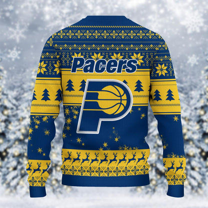 Indiana Pacers Grinch Christmas Ugly Sweater