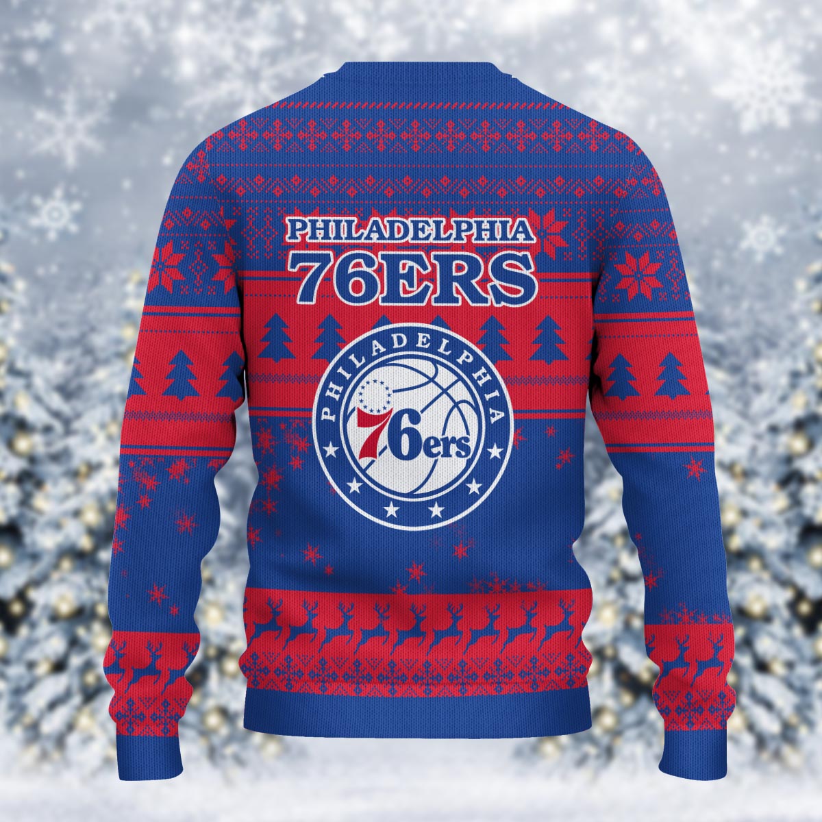 Philadelphia 76ers Grinch Christmas Ugly Sweater
