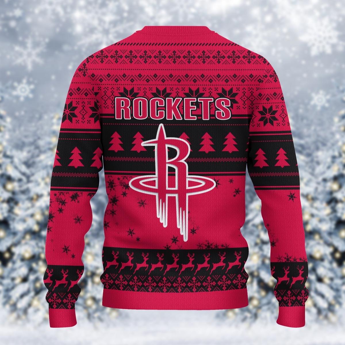 Houston Rockets Grinch Christmas Ugly Sweater