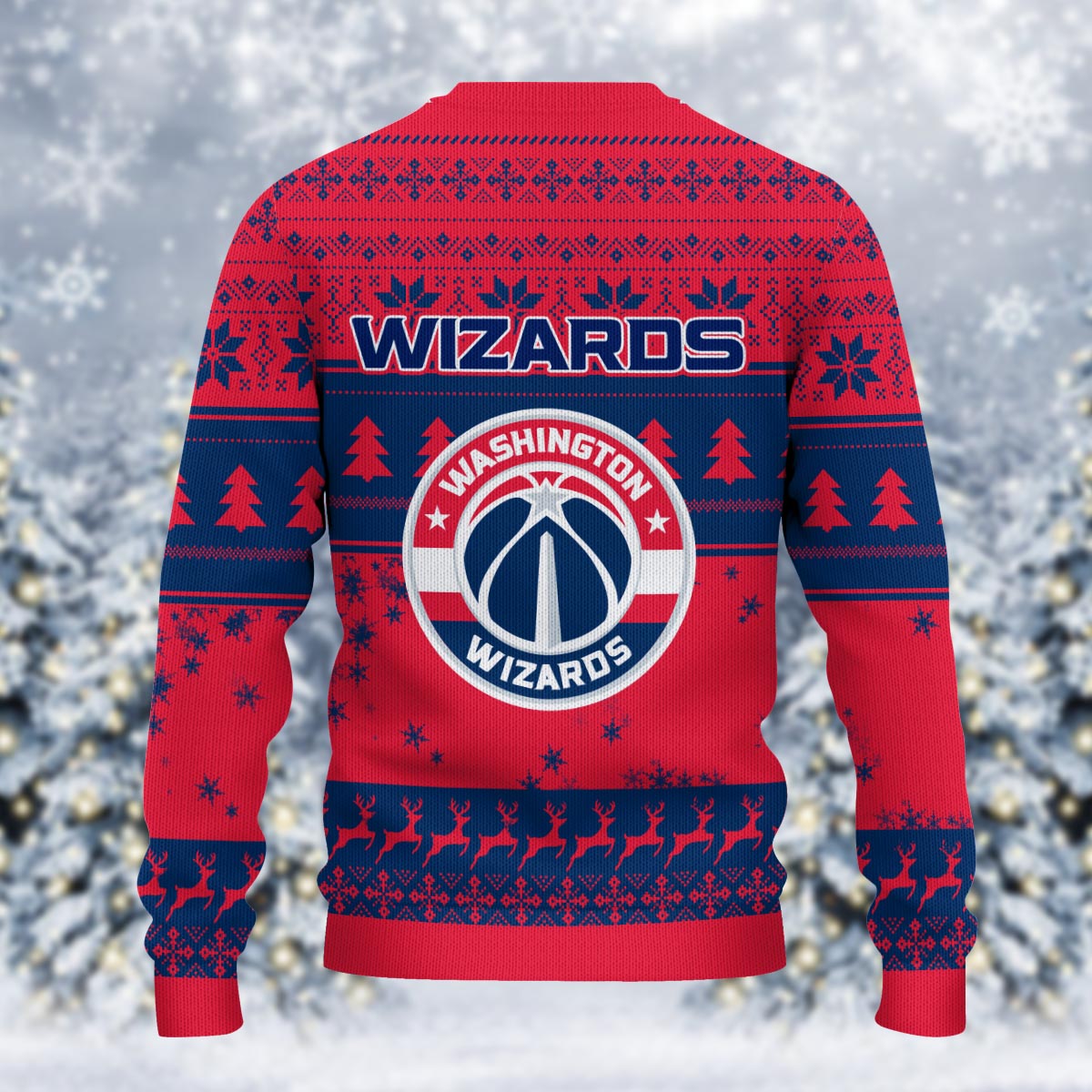 Washington Wizards Grinch Christmas Ugly Sweater