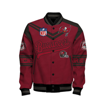 Tampa Bay Buccaneers American Football League Pattern Varsity Jacket Sh1 V2
