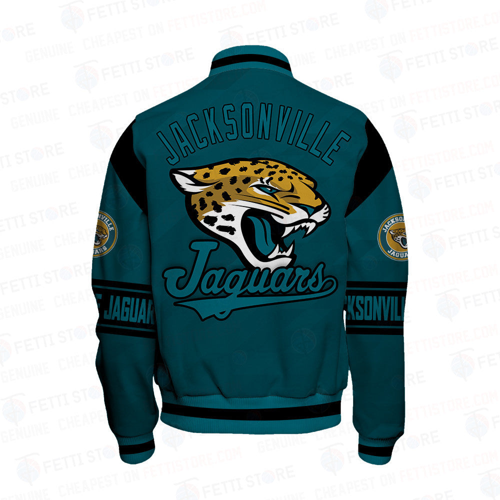 Jacksonville Jaguars American Football League Pattern Varsity Jacket Sh1 V2