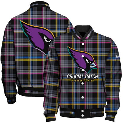 Arizona Cardinals National Football League 2026 Crucial Catch Unisex Varsity Jacket