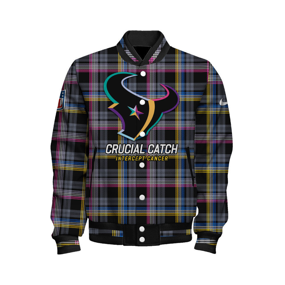Houston Texans National Football League 2026 Crucial Catch Unisex Varsity Jacket