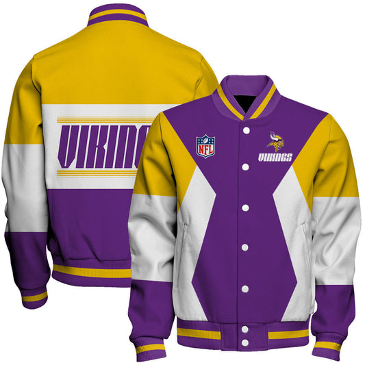 Minnesota Vikings National Football League 2026 Unique Design Unisex Varsity Jacket